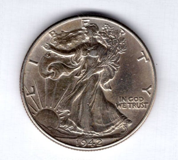 USA. 50 Cents 1942P.      dy13554