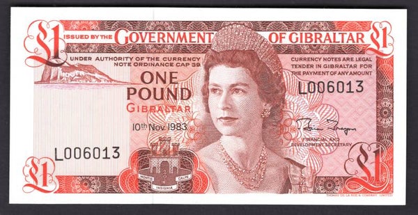 Gibraltar. £1 1983 L006013 UNC.   dy13592