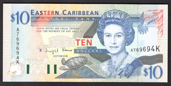 Eastern Caribbean. St Kitts. $10 (WPM 32K) (1994). A769694K. UNC. DY13620