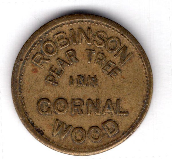 Robinson. Pear Tree Inn Gornal 2d token.