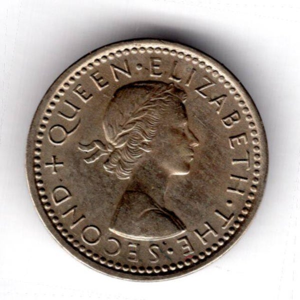 New Zealand. Elizabeth II. Threepence 1961. AU+.