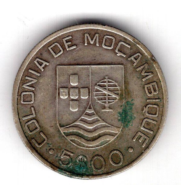 Mozambique. 5 Escudos 1935.