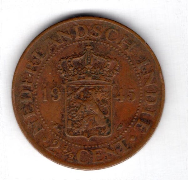 Netherlands Indies. 2.5 Cent 1945.   dy13810