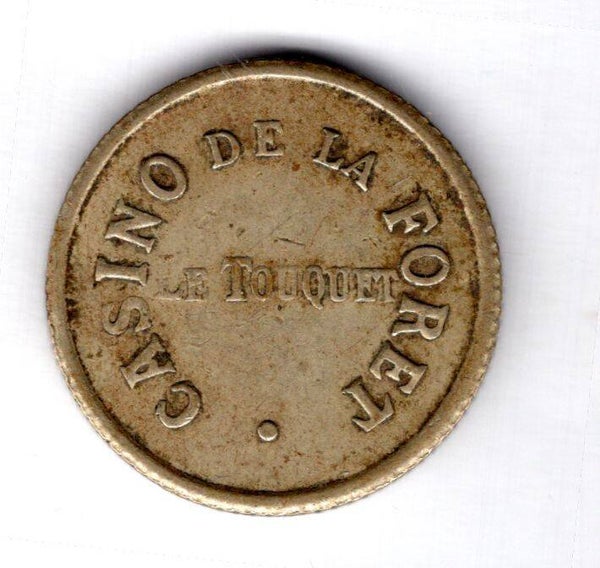 France. Casino Foret Token, late 19th, early 20th Century.