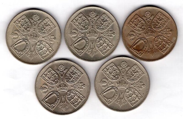 Great Britain, 5 x Crowns, 1960.  dy13823