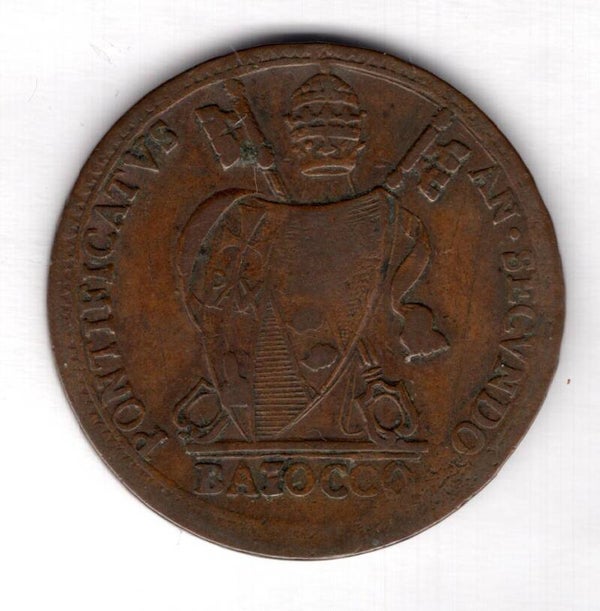 Italy. Vatican. Baioccho 1802.
