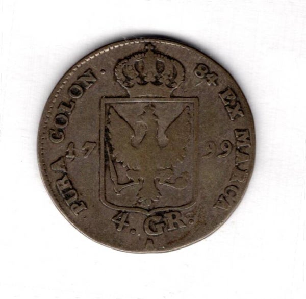 Prussia. 4 Groschen 1799.   dy13900