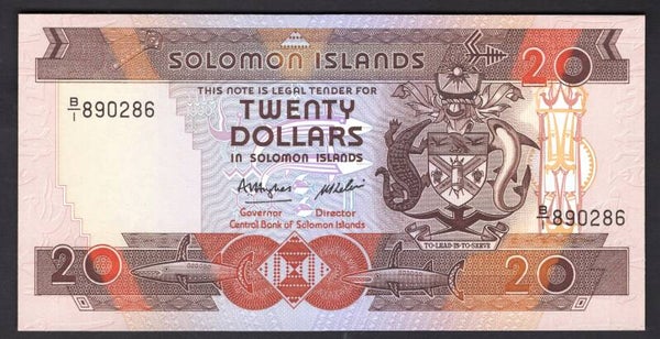 Solomon Islands, $20 (1986) Series B/1. AU-UNC.