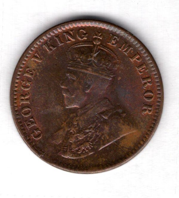 India. George V. 1/4 Anna 1918.
