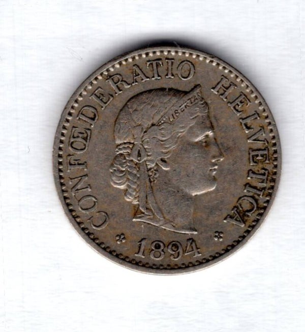 Switzerland. 10 Rappen 1894.   dy14104