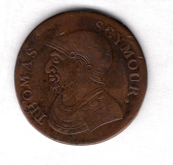 Thomas Seymour "Music Charms" Irish Halfpenny 1790.