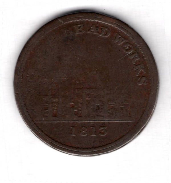 Flintshire Lead Works Token Penny 1813.
