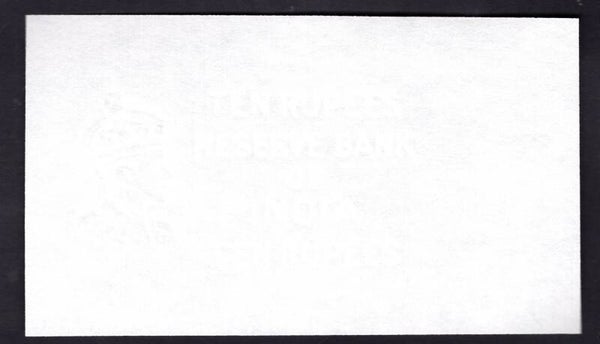 India, Watermarked paper for "Ten Rupees Reserve Bank of India", George VI.