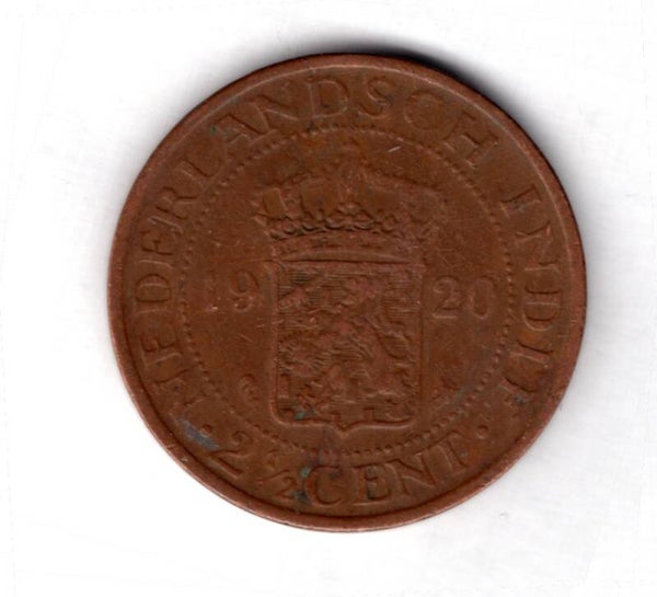 Netherlands Indies. 2.5 Cent 1920.   dy14296