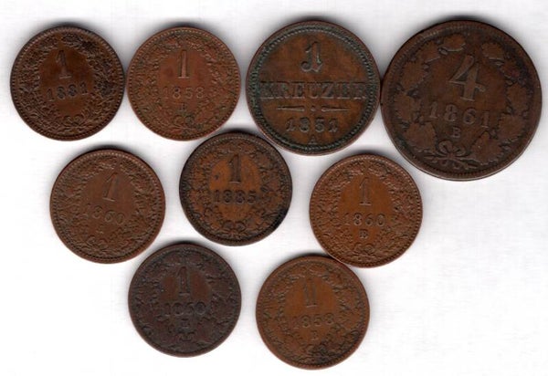 Austria, 9 Coins. DY14297