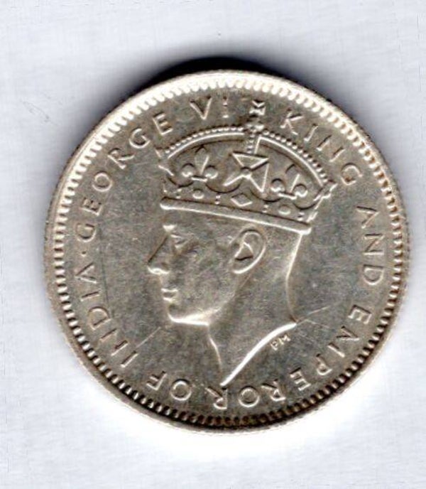 Malaya. 10 Cents 1941 Cleaned.