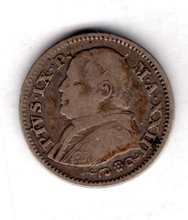Papal States. 10 Soldi 1869.   dy14330
