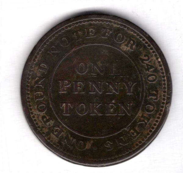 Flintshire Lead Works Penny 1813.
