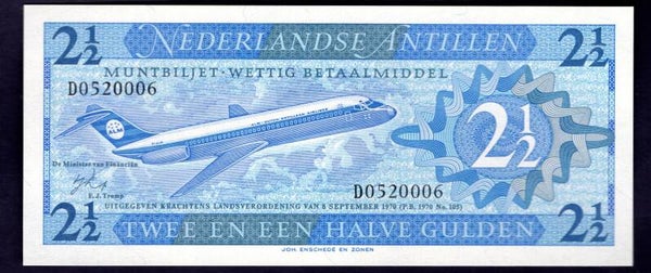 Netherlands. Antilles. 2.5 Gulden 1970. (WPM 21a). D0520006. GEF.