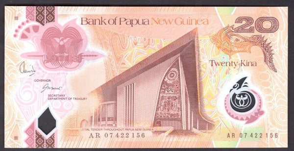 Papua New Guinea, 20 Kina (20)07 (WPM 31). Series AR. UNC.  dy14739