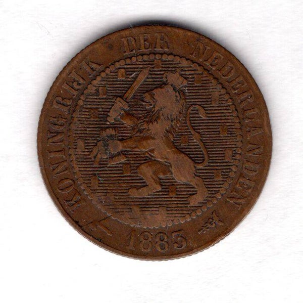 Netherlands. 2.5 Cents 1883.  dy14759