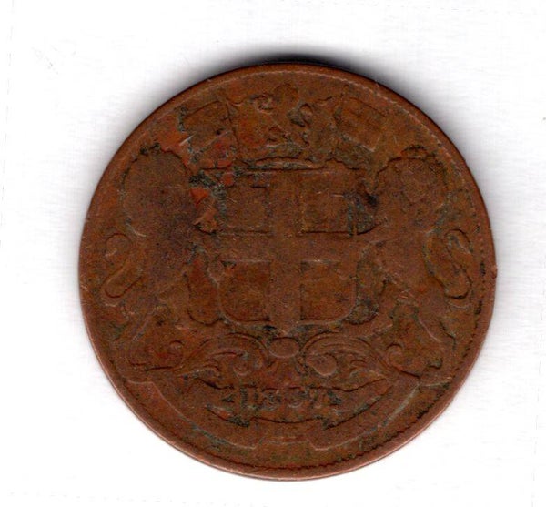 East India Company. 1/4 Anna 1857.