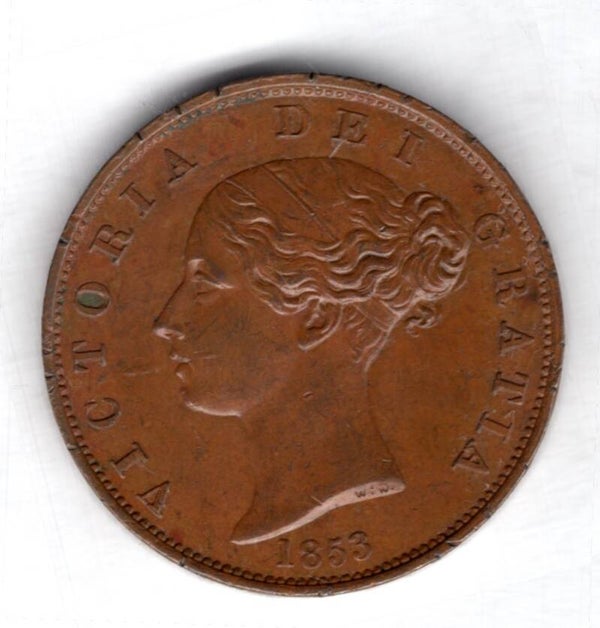 Victoria. Halfpenny 1853.   dy14911