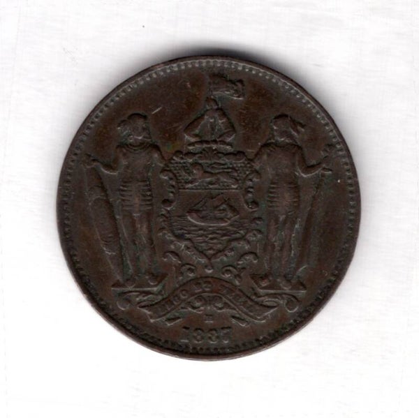 British North Borneo. Cent 1887.