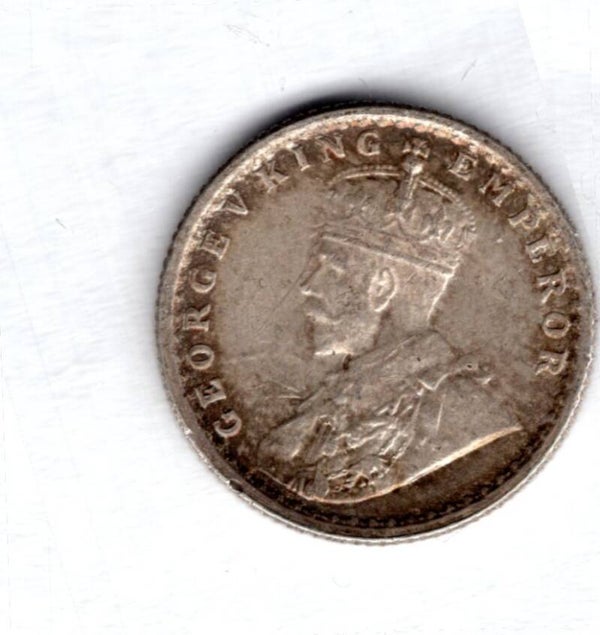 India. 1/4 Rupee 1919.  dy14954