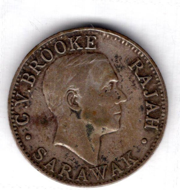 Sarawak. 20 Cents 1927H.