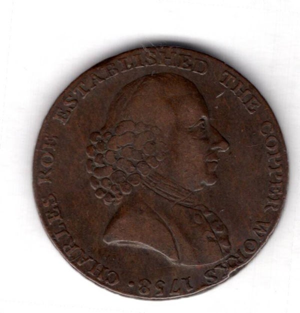 Macclesfield Halfpenny 1791.