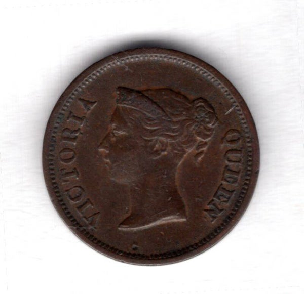 East India. 1/4 Cent 1845.