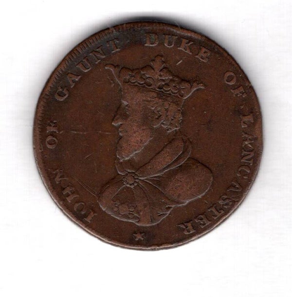 Lancaster Halfpenny 1791.