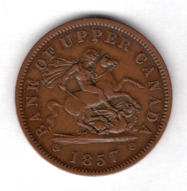 Canada. Upper. Penny 1857.  dy15165