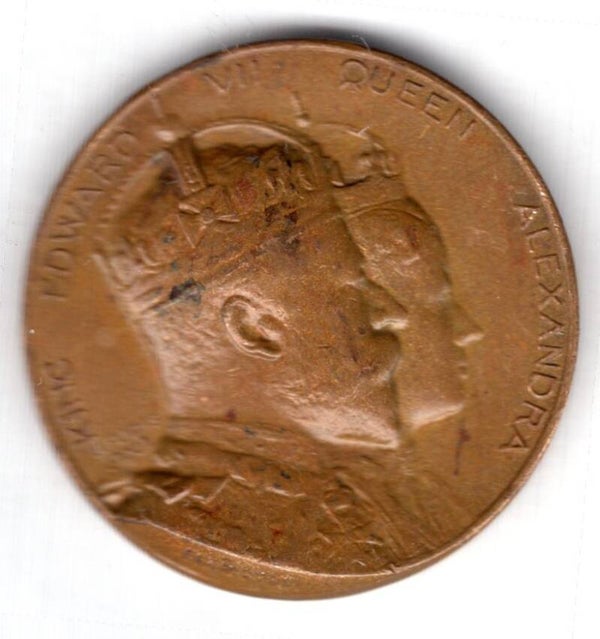 Edward VII & Queen Alexandra Medallion.