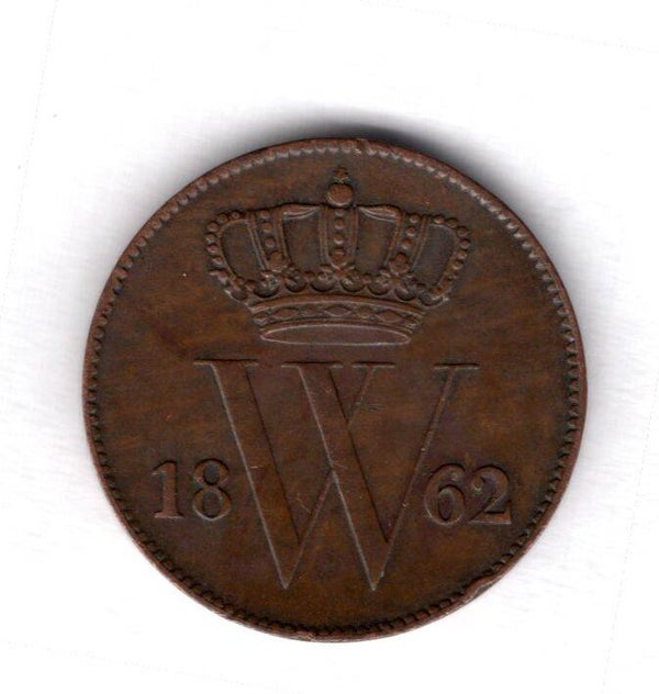 Netherlands. 1 Cent 1862.  dy15268