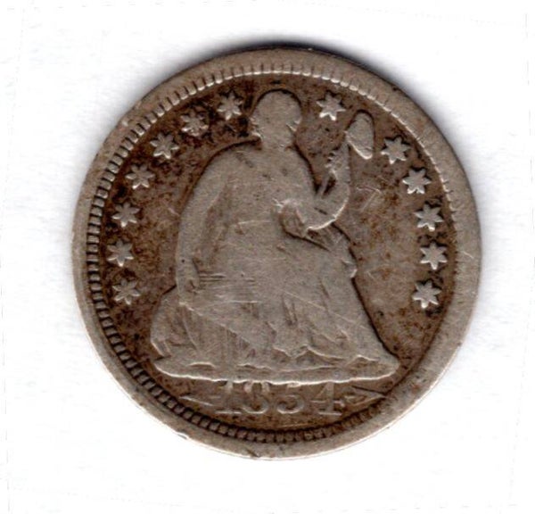 USA. Half Dime. 1854.   dy15362