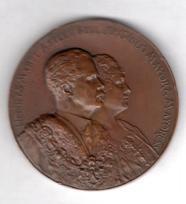 Celebration Guild Merchant, Preston 1922. Bronze Medallion. 5cm di. DY15371