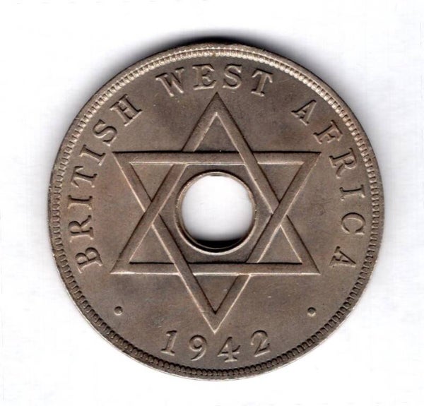 British West Africa. George VI. Penny 1942.  dy15438