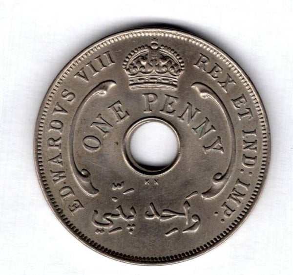 British West Africa. Edward VIII. Penny 1936KN.  dy15451