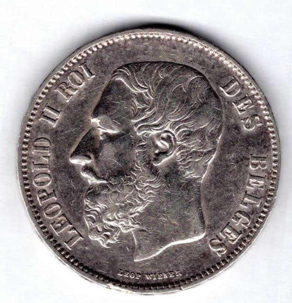 Belgium. 5 Francs 1873.