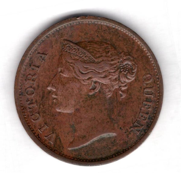 East India. 1 Cent 1845.