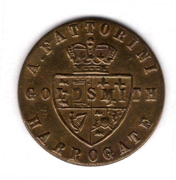 A.Fattorini Goldsmith, Spade Guinea Advertisement. 19th Century.