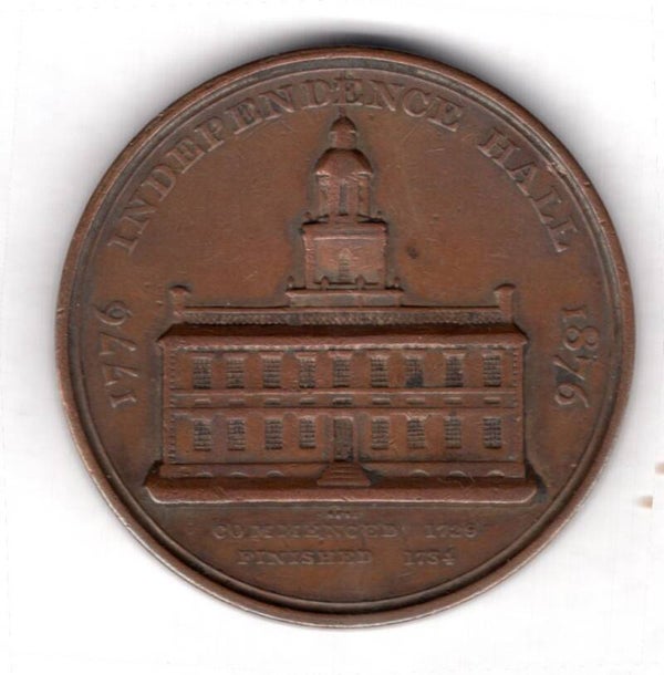 USA. Independence Centenary Medallion, 1776-1876.