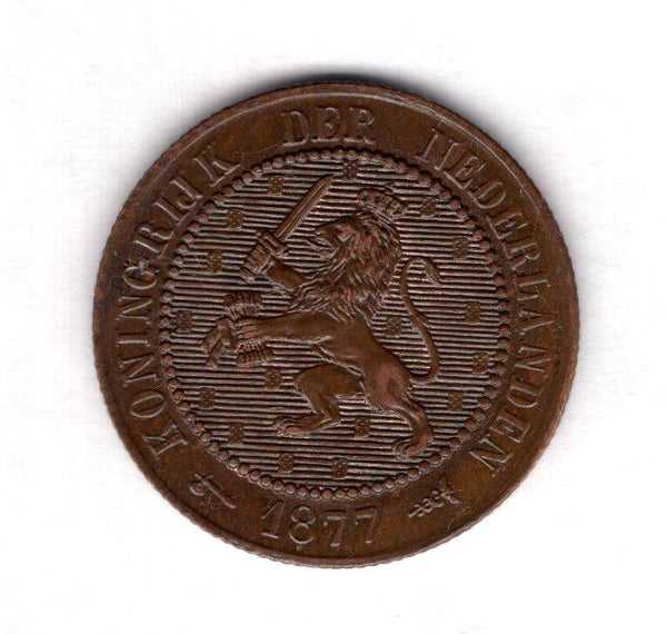 Netherlands. 2.5 Cents 1877.  dy15701