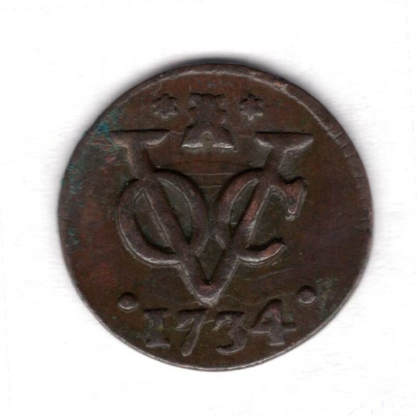 Netherlands Indies. Duit 1734. dy15718