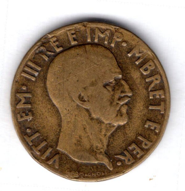 Albania. 0.05 Lek 1940.