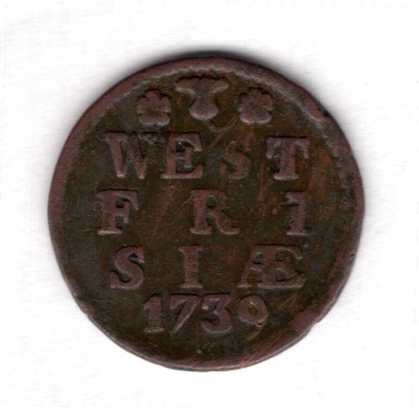 West Friesland. Duit 1739.