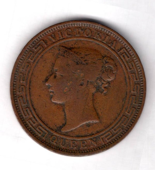 Ceylon. 5 Cents 1870.