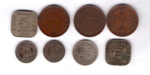 Ceylon, 12 Coins. DY15921